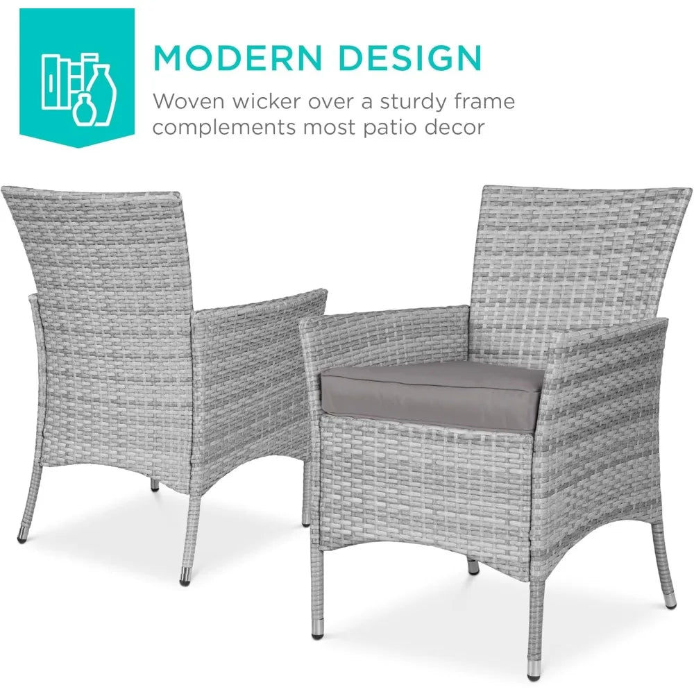 Indoor Outdoor Wicker Dining Set