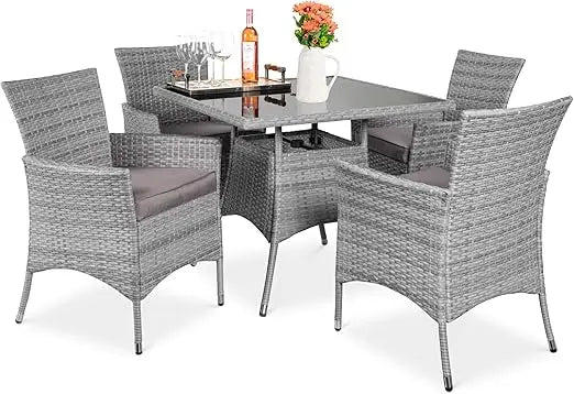 Indoor Outdoor Wicker Dining Set