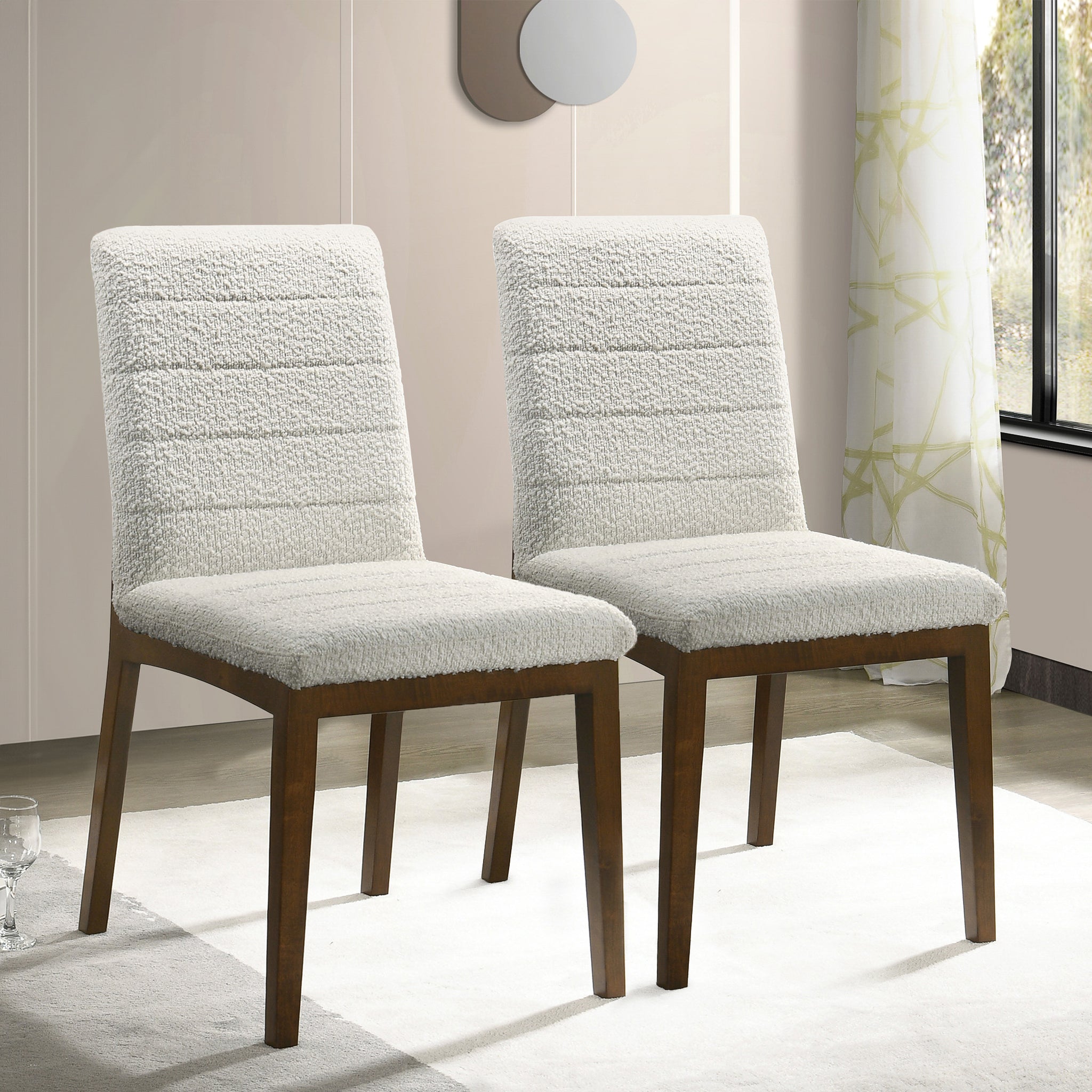 Ines Boucle Dining Chair