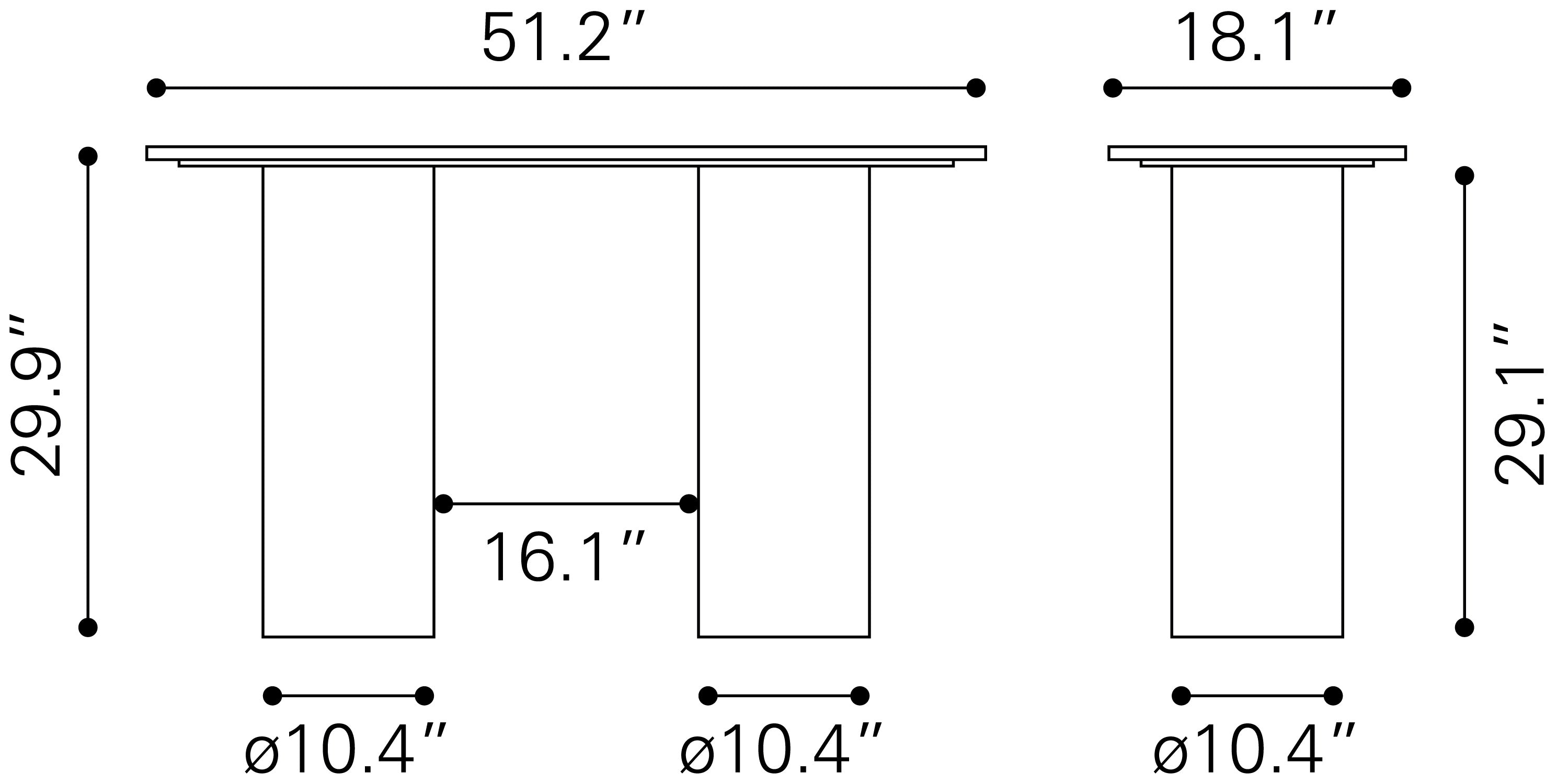 Izola Console Table