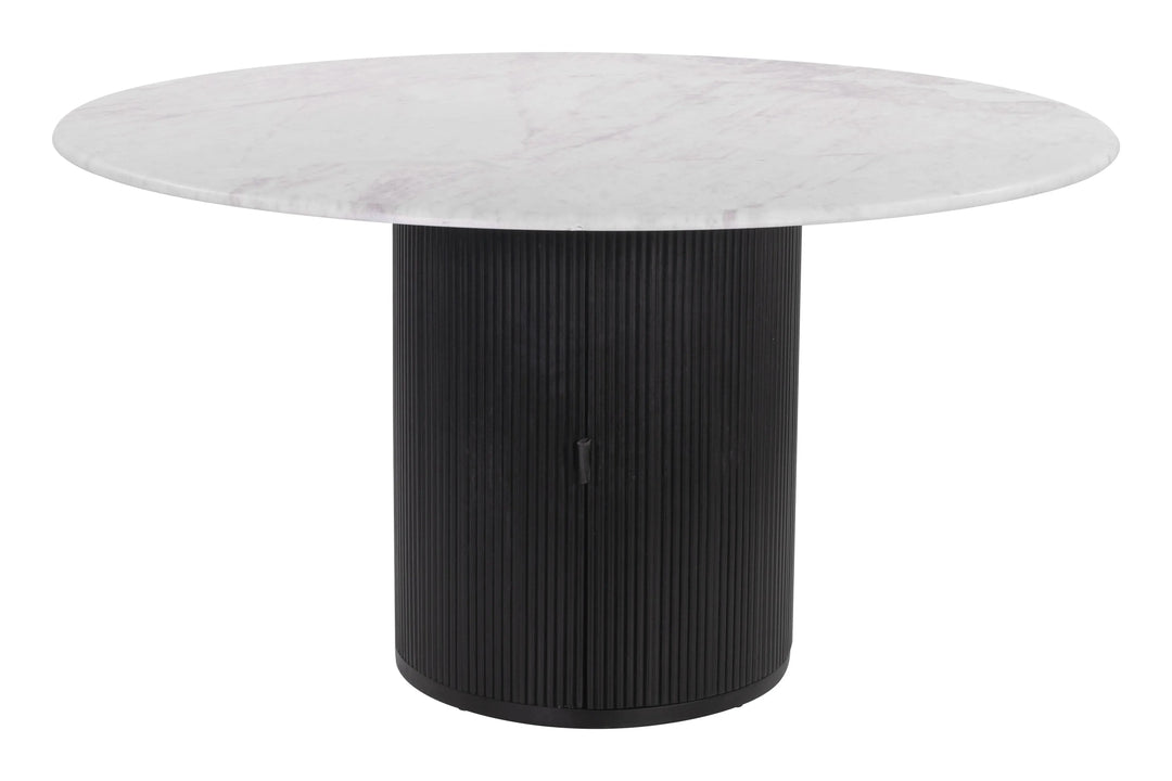 Izola Dining Table White And Black