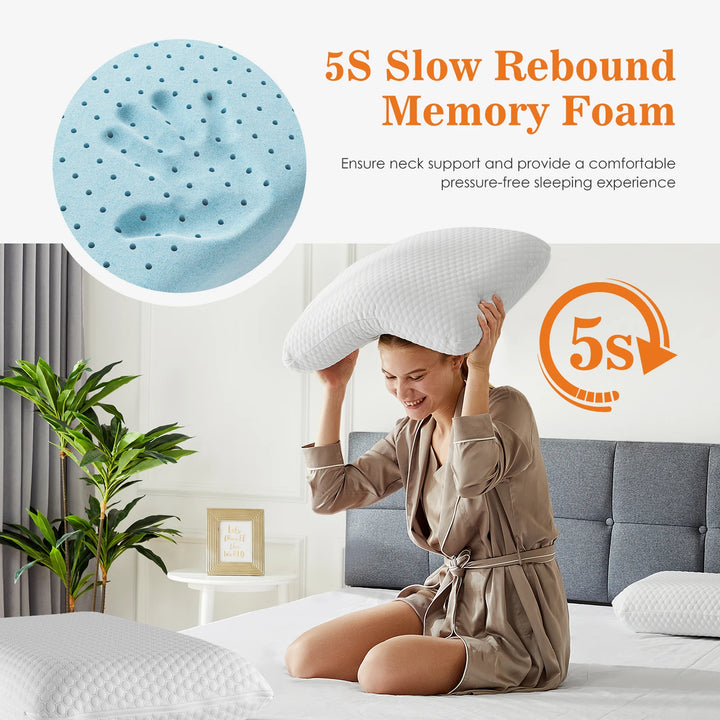 JHK Memory Foam Pillows