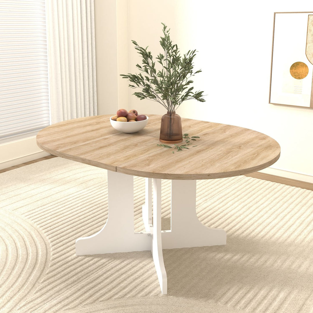 JUJABU Farmhouse Dining Table