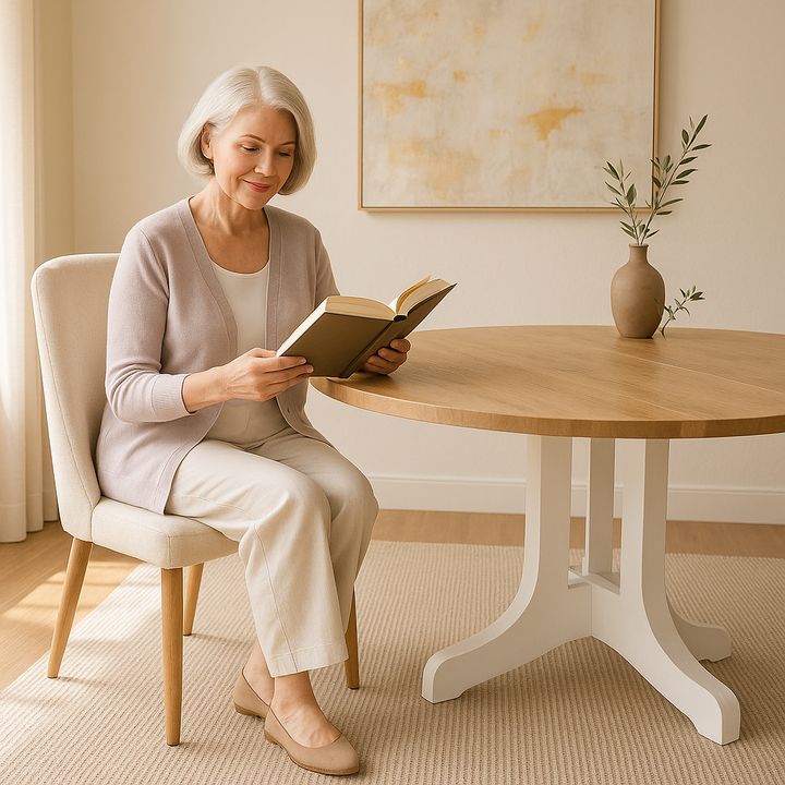 JUJABU Farmhouse Dining Table