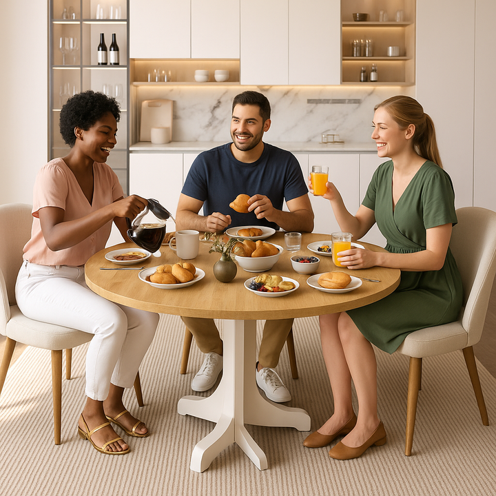 JUJABU Farmhouse Dining Table