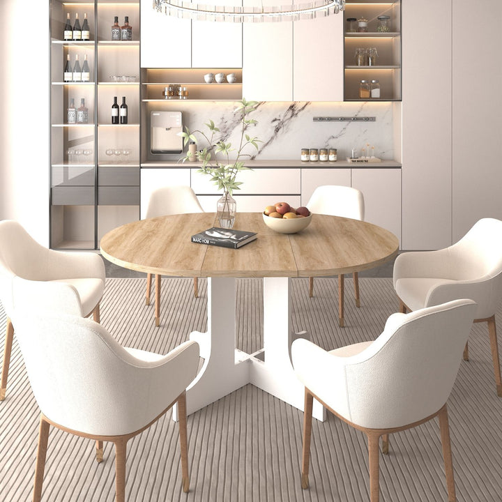 JUJABU Farmhouse Dining Table