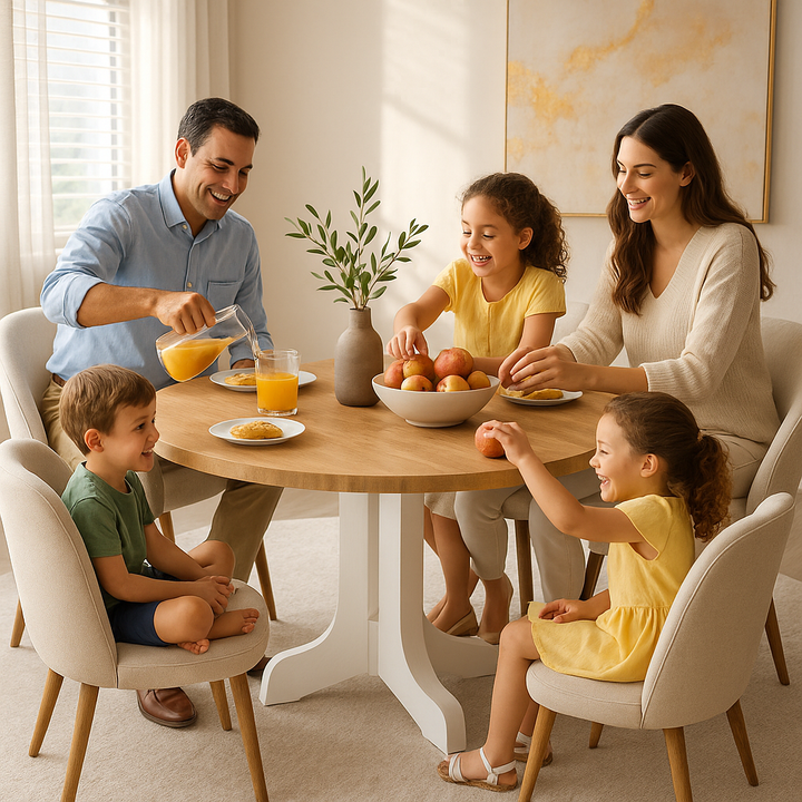 JUJABU Farmhouse Dining Table
