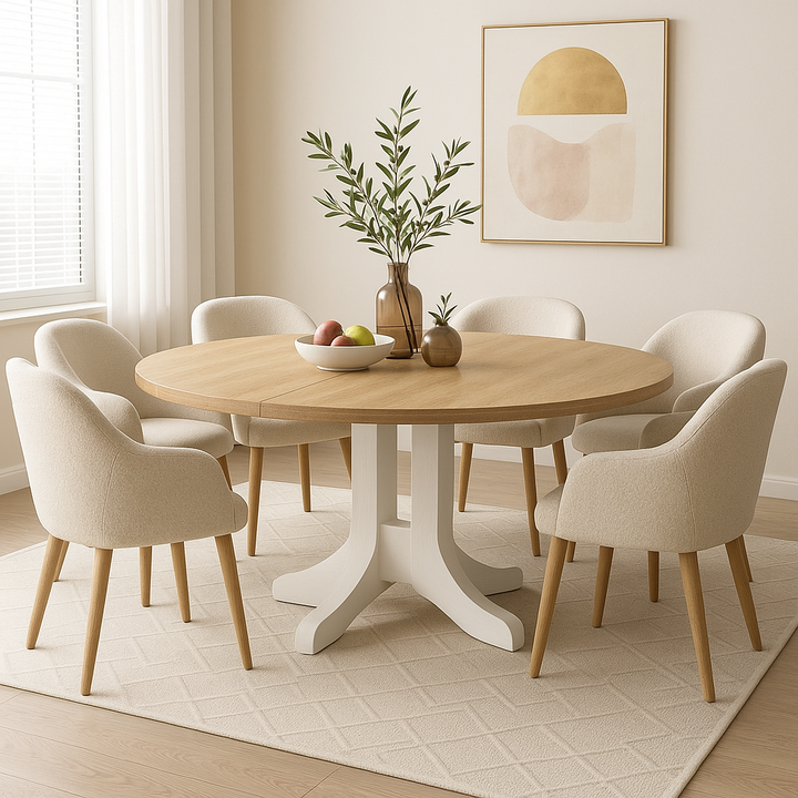 JUJABU Farmhouse Dining Table