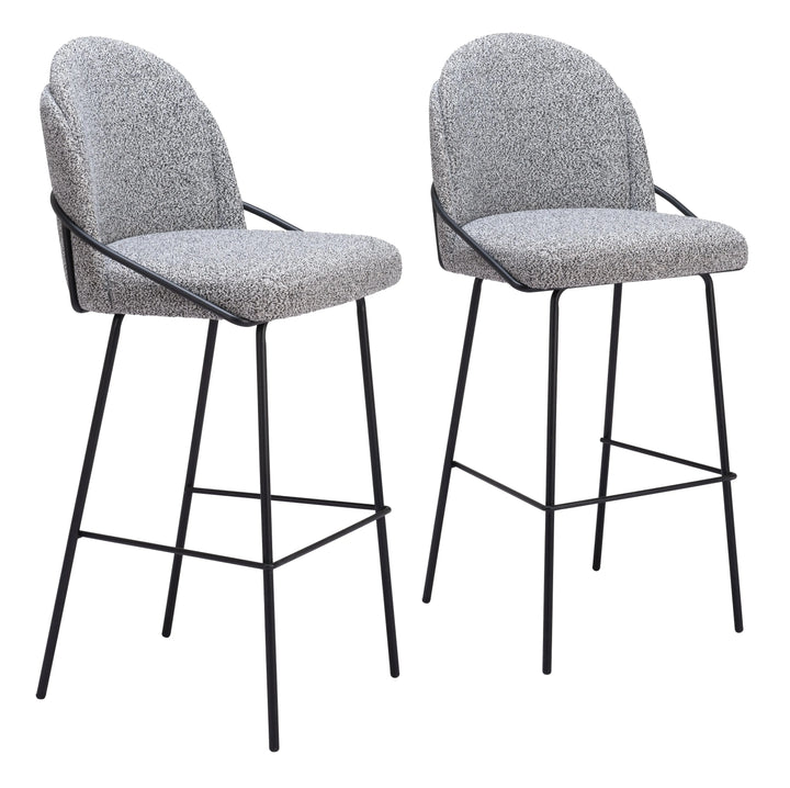 Jambi Barstool Black & White