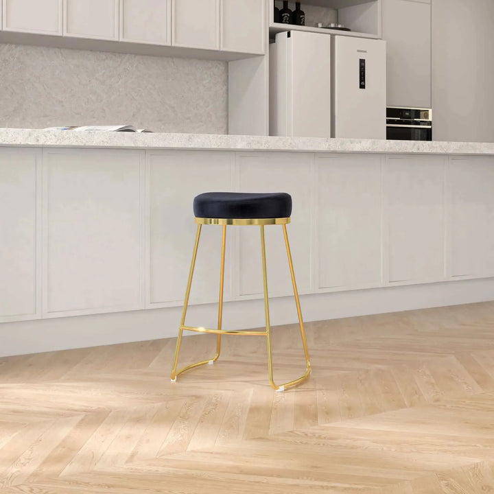 Jane 26" Luxury Upholstered Stool