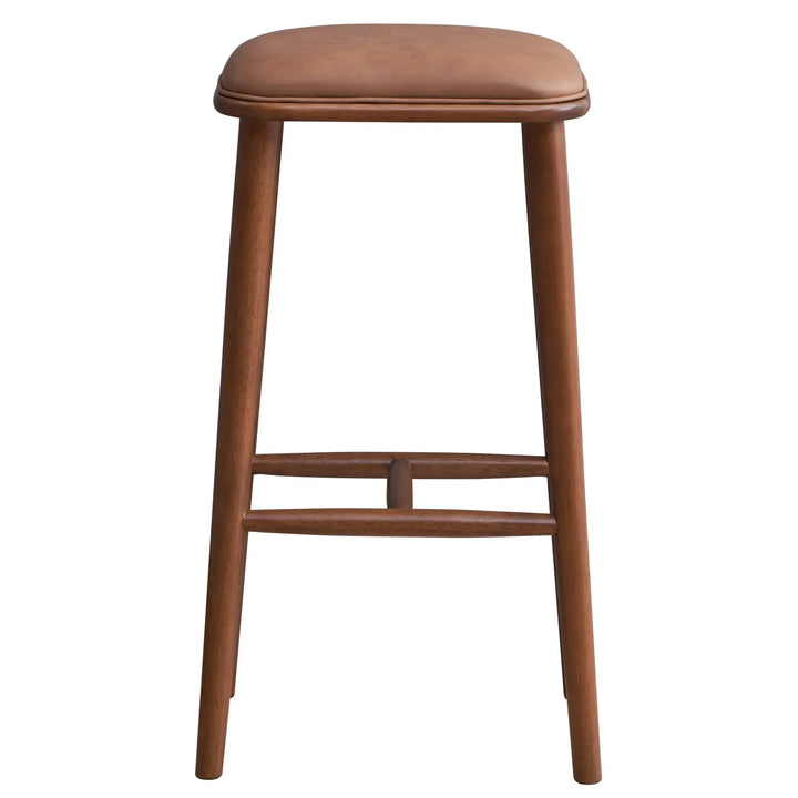 Jason PU Leather Bar Stool Tan