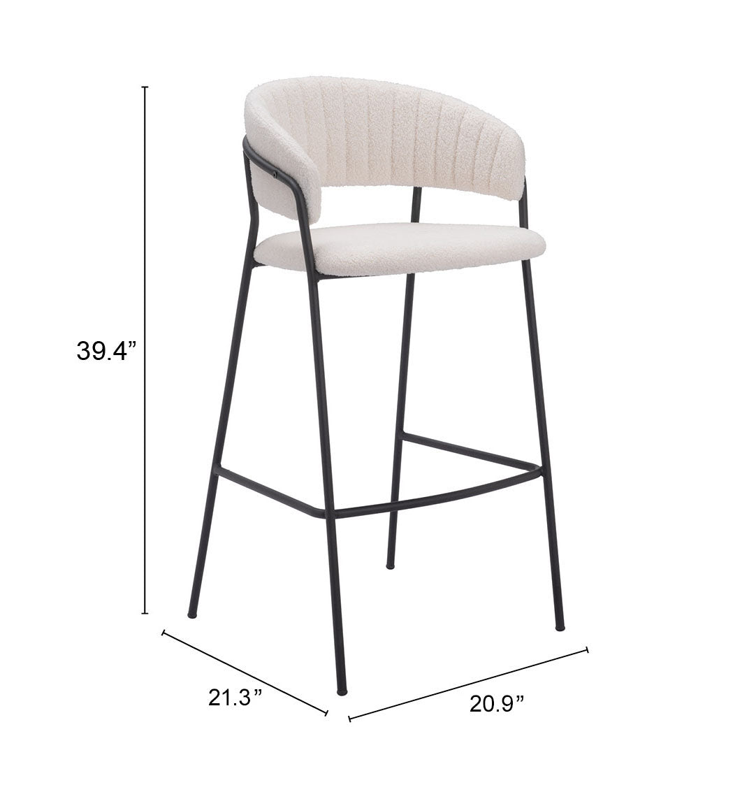 Josephine Barstool Cream