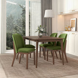 Kaitlyn Green Velvet Dining Chair (Set Of 2)