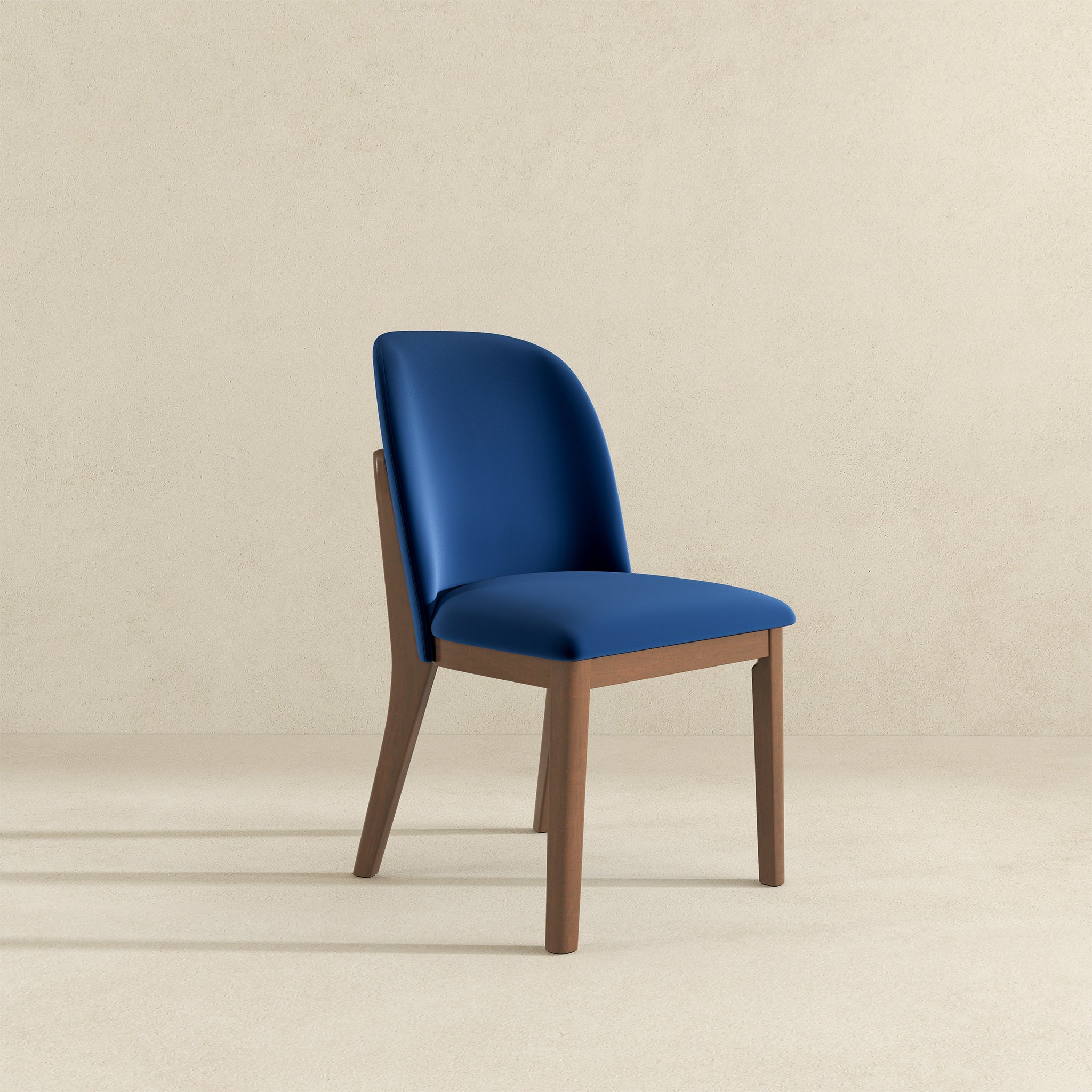 Kaitlyn Navy Blue Velvet Dining Chair