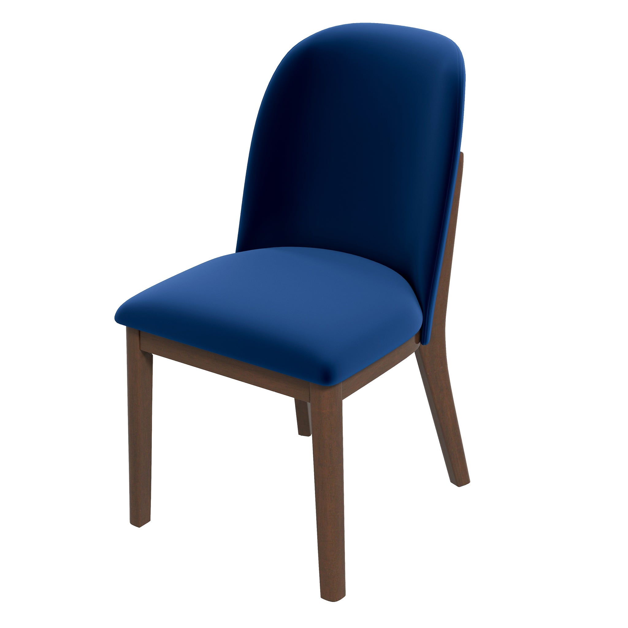 Kaitlyn Navy Blue Velvet Dining Chair