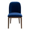 Kaitlyn Navy Blue Velvet Dining Chair (Set Of 2)