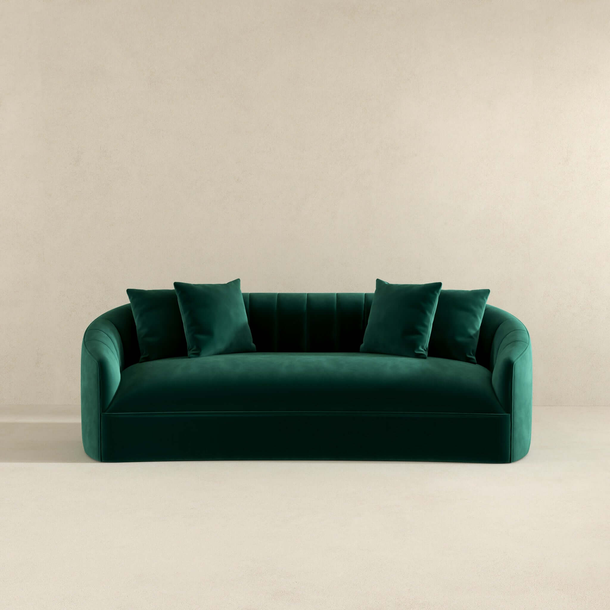 Kante Green Velvet Sofa