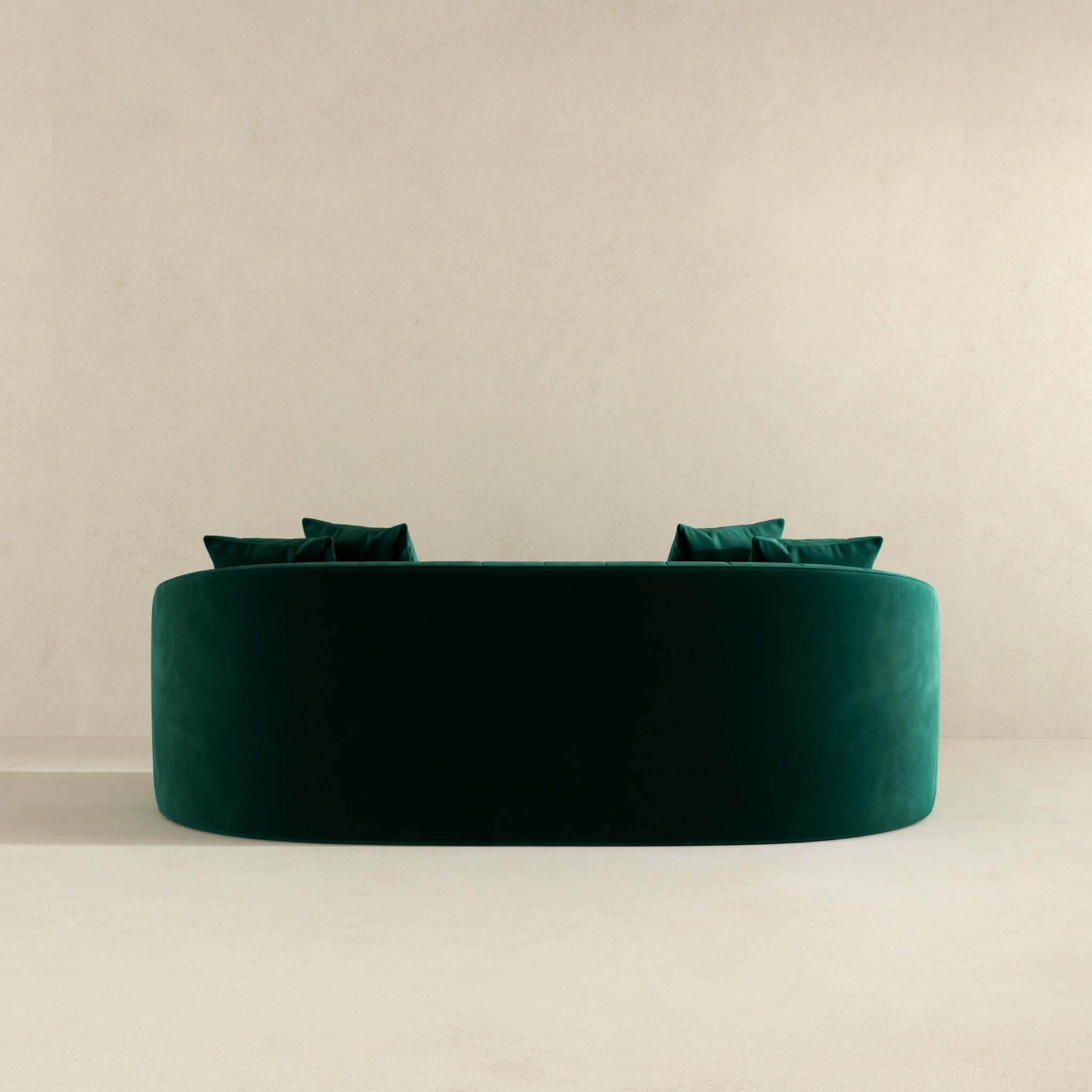 Kante Green Velvet Sofa