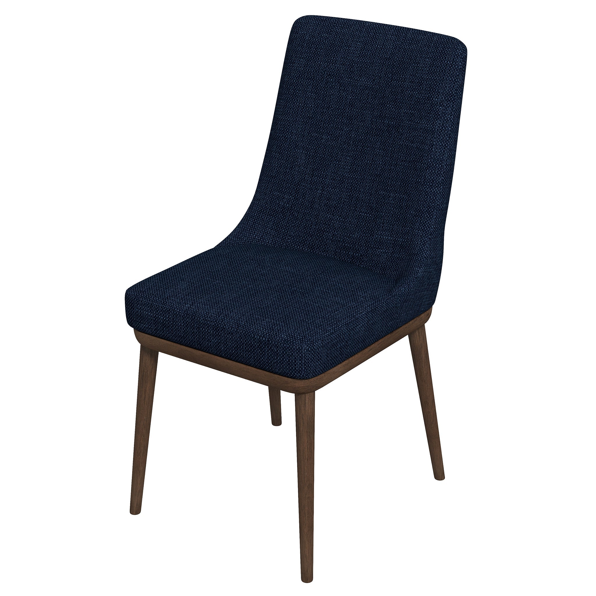 Kate Dark Blue Fabric Dining Chair (Set Of 2)