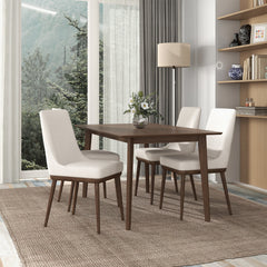 Kate Beige Fabric Dining Chair