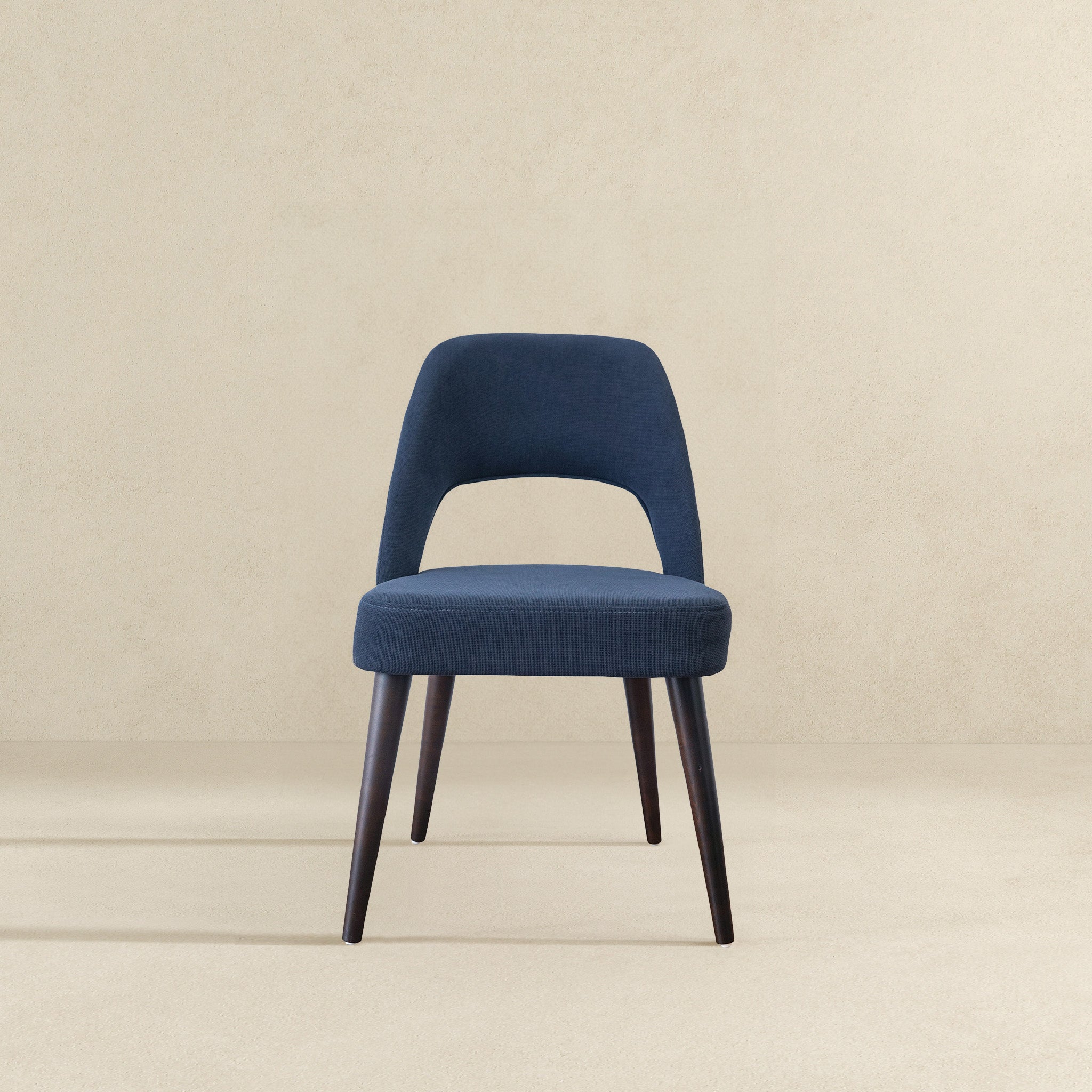 Kate Dark Blue Fabric Dining Chair