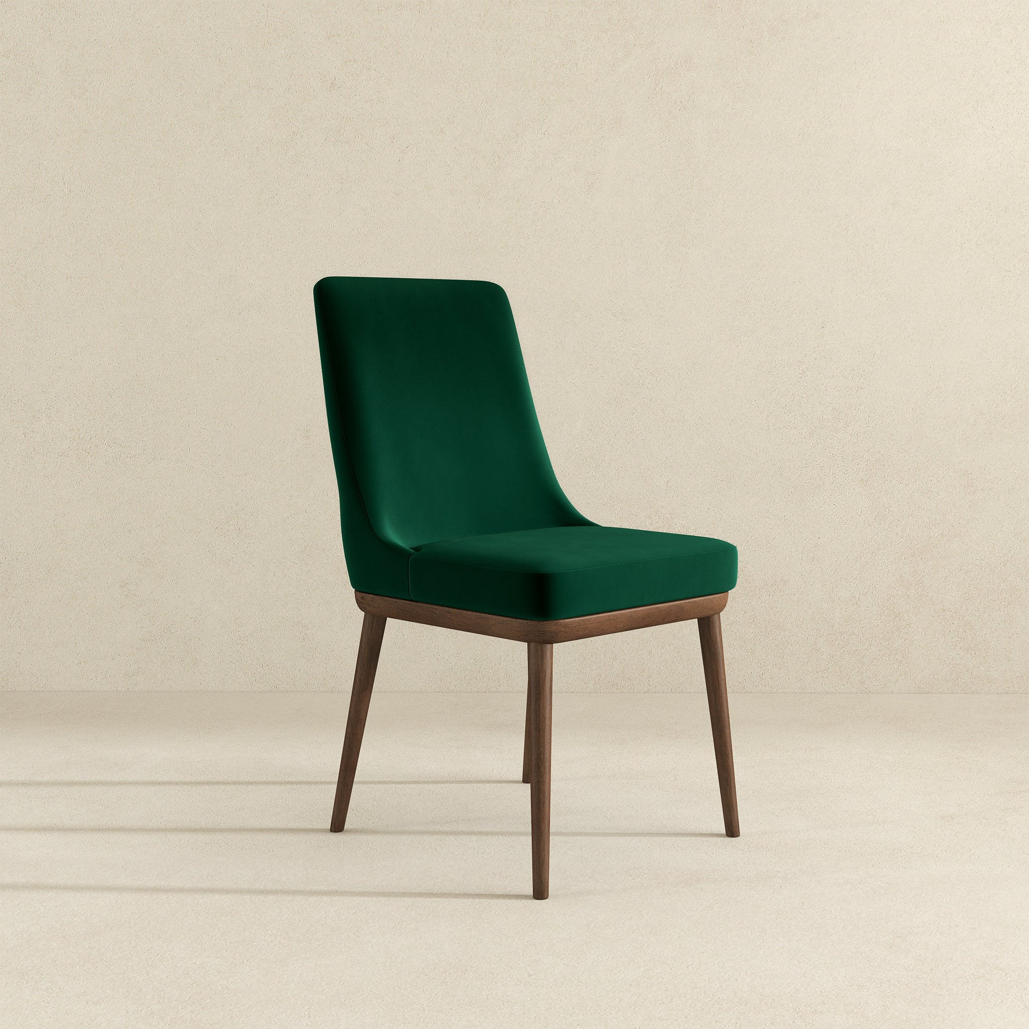 Kate Velvet Solid Wood Dining Chair