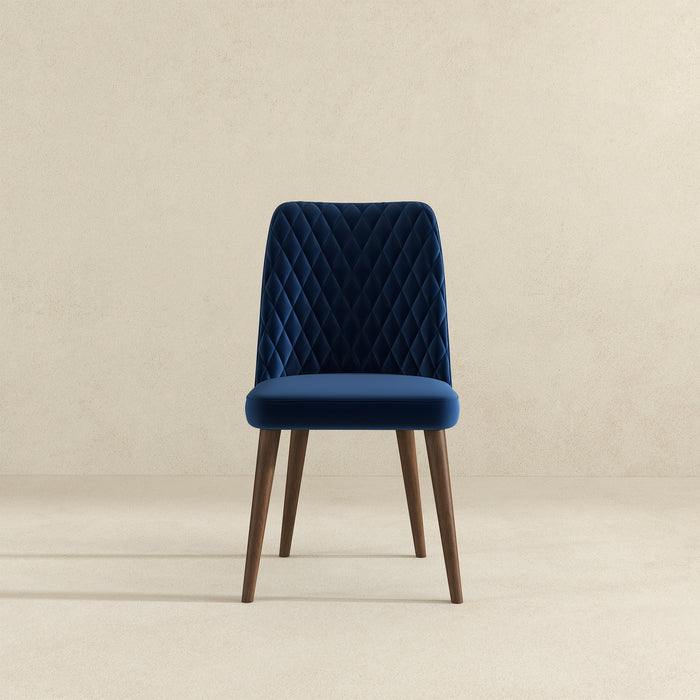 Katie Navy Blue Velvet Dining Chair