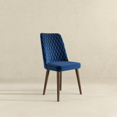 Katie Navy Blue Velvet Dining Chair