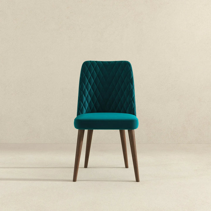 Katie Teal Velvet Dining Chair