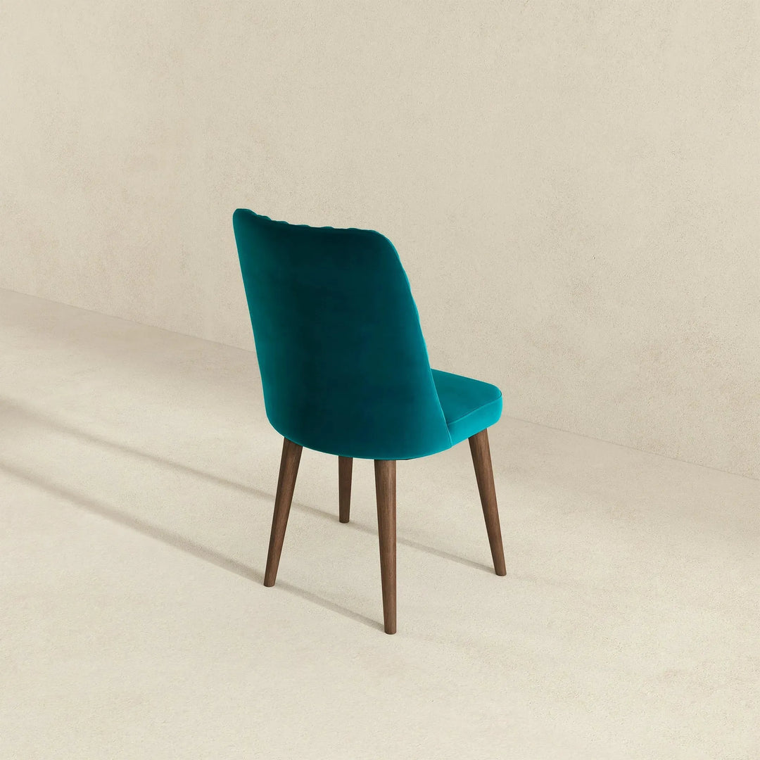 Katie Teal Velvet Dining Chair