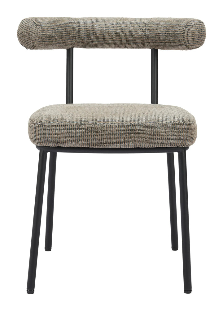 Kede Dining Chair Green Tweed