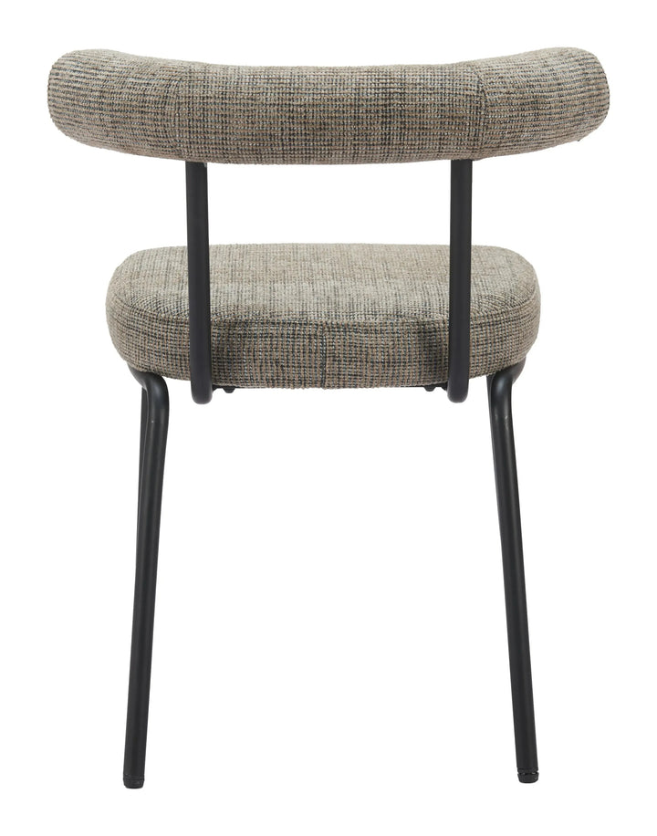 Kede Dining Chair Green Tweed