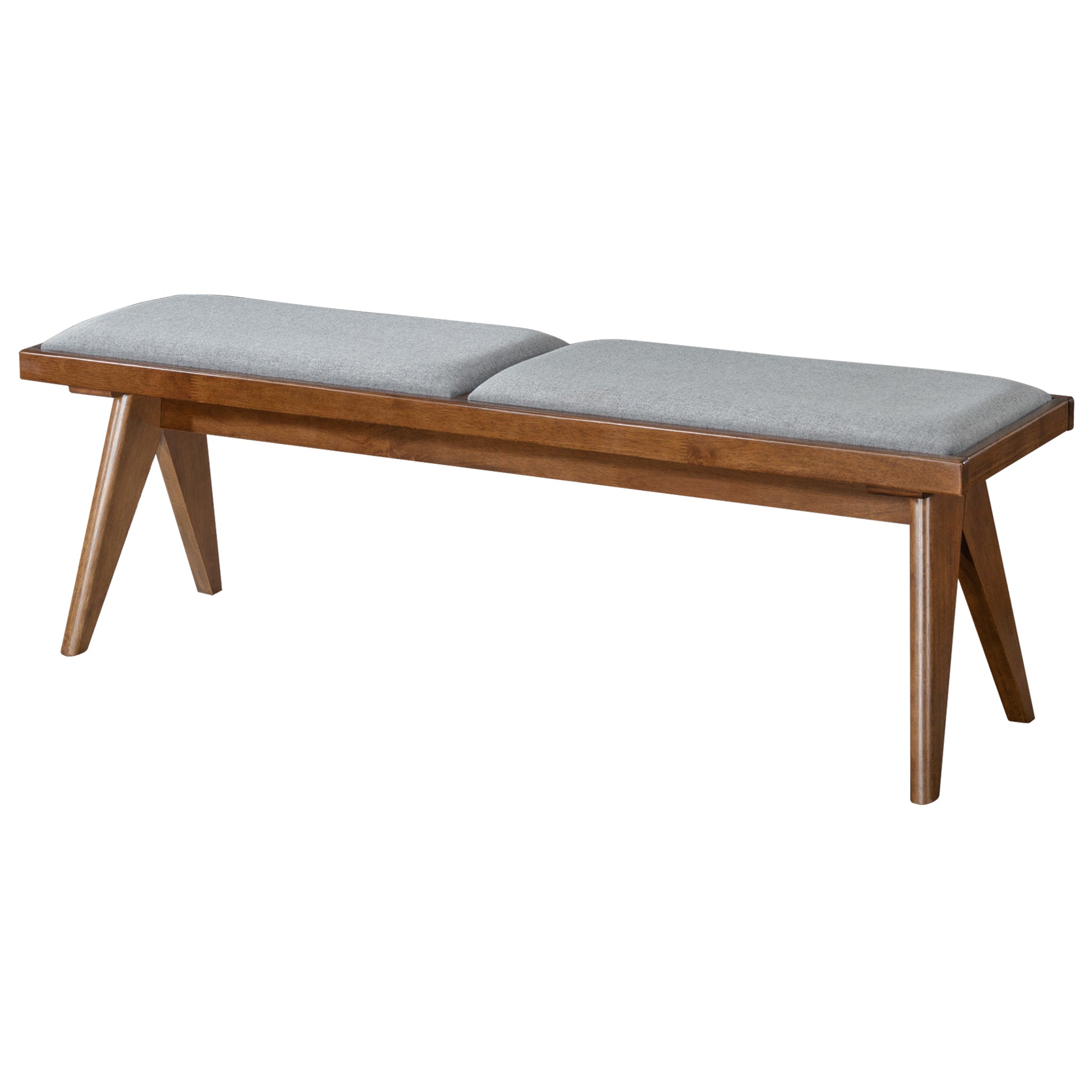 Keira Bench (Grey Fabric)