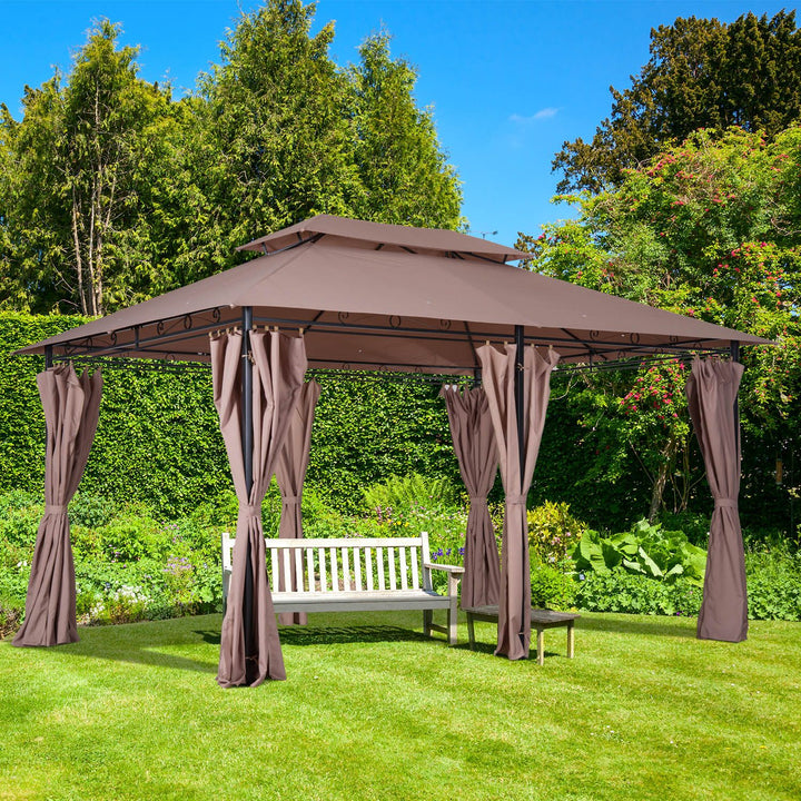 Khaki Outdoor Canopy Shelter