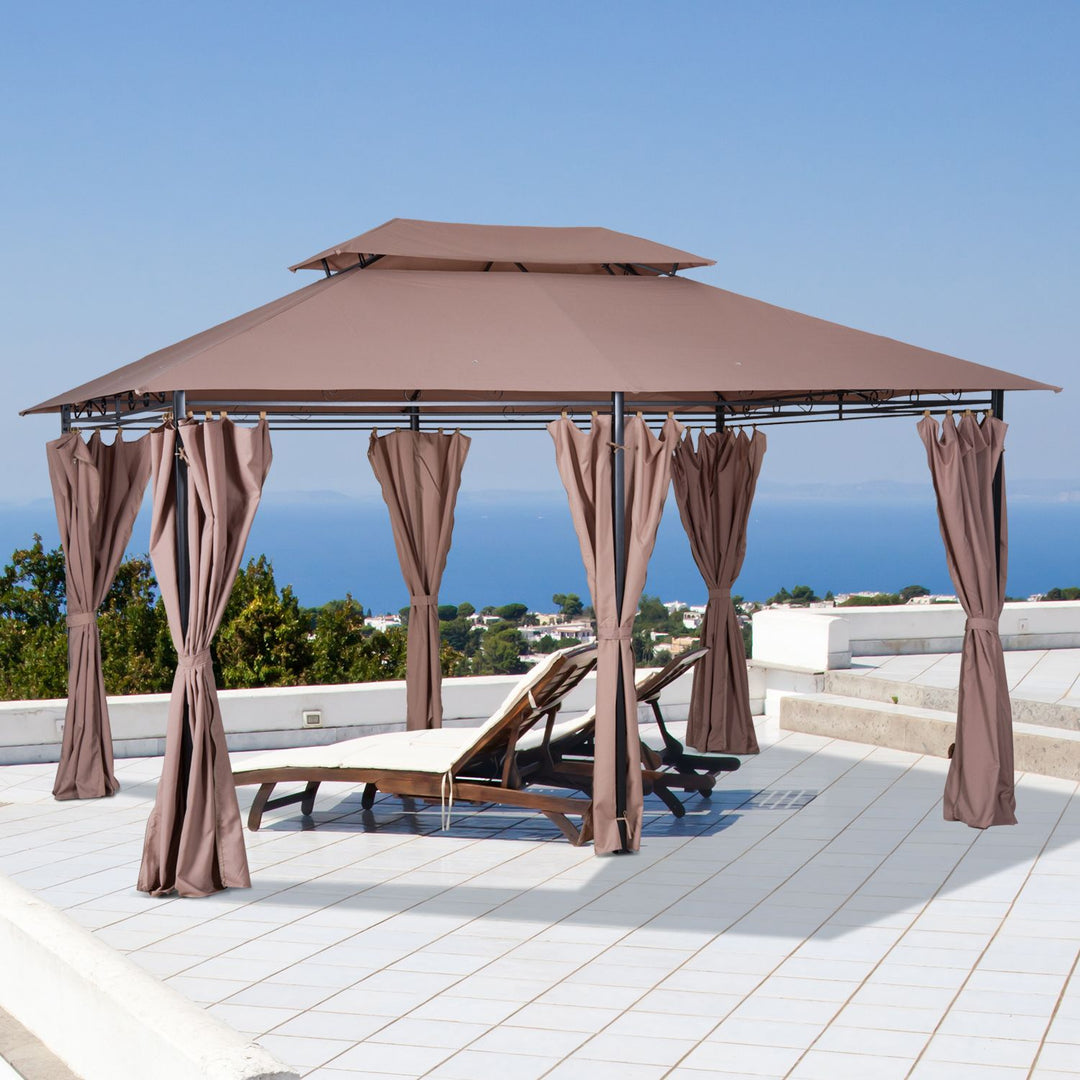 Khaki Outdoor Canopy Shelter