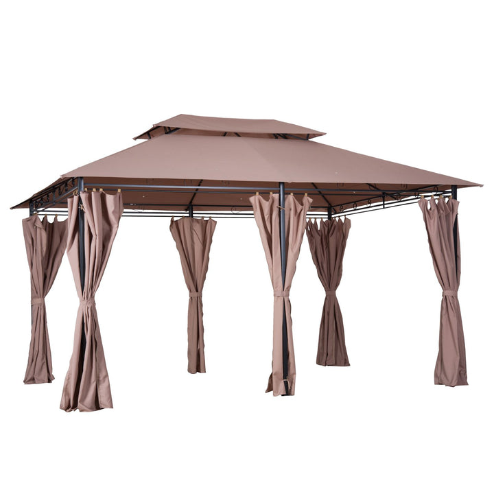 Khaki Outdoor Canopy Shelter