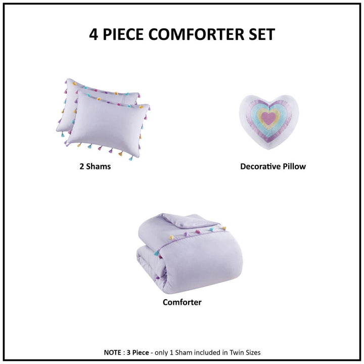 Kids Tanya Tassel Comforter Set