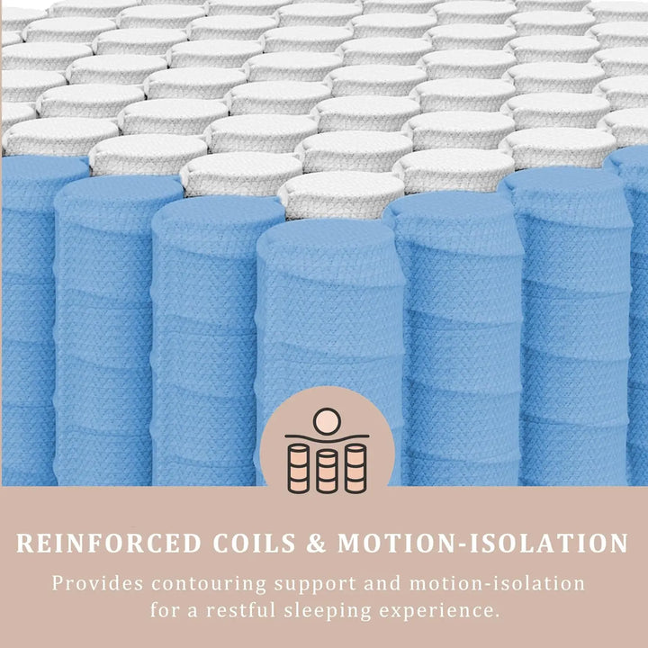 King Hybrid Gel Memory Foam Mattress