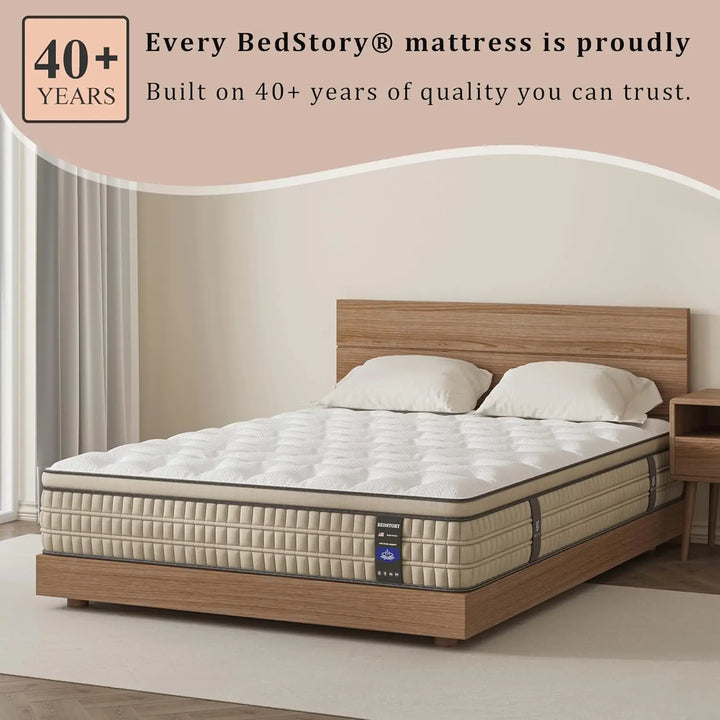 King Hybrid Gel Memory Foam Mattress