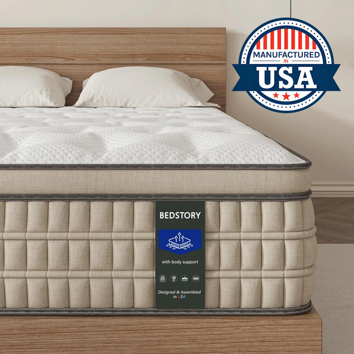 King Hybrid Gel Memory Foam Mattress