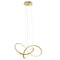 Knotted LED Dimmable Chandelier  Sandy Gold
