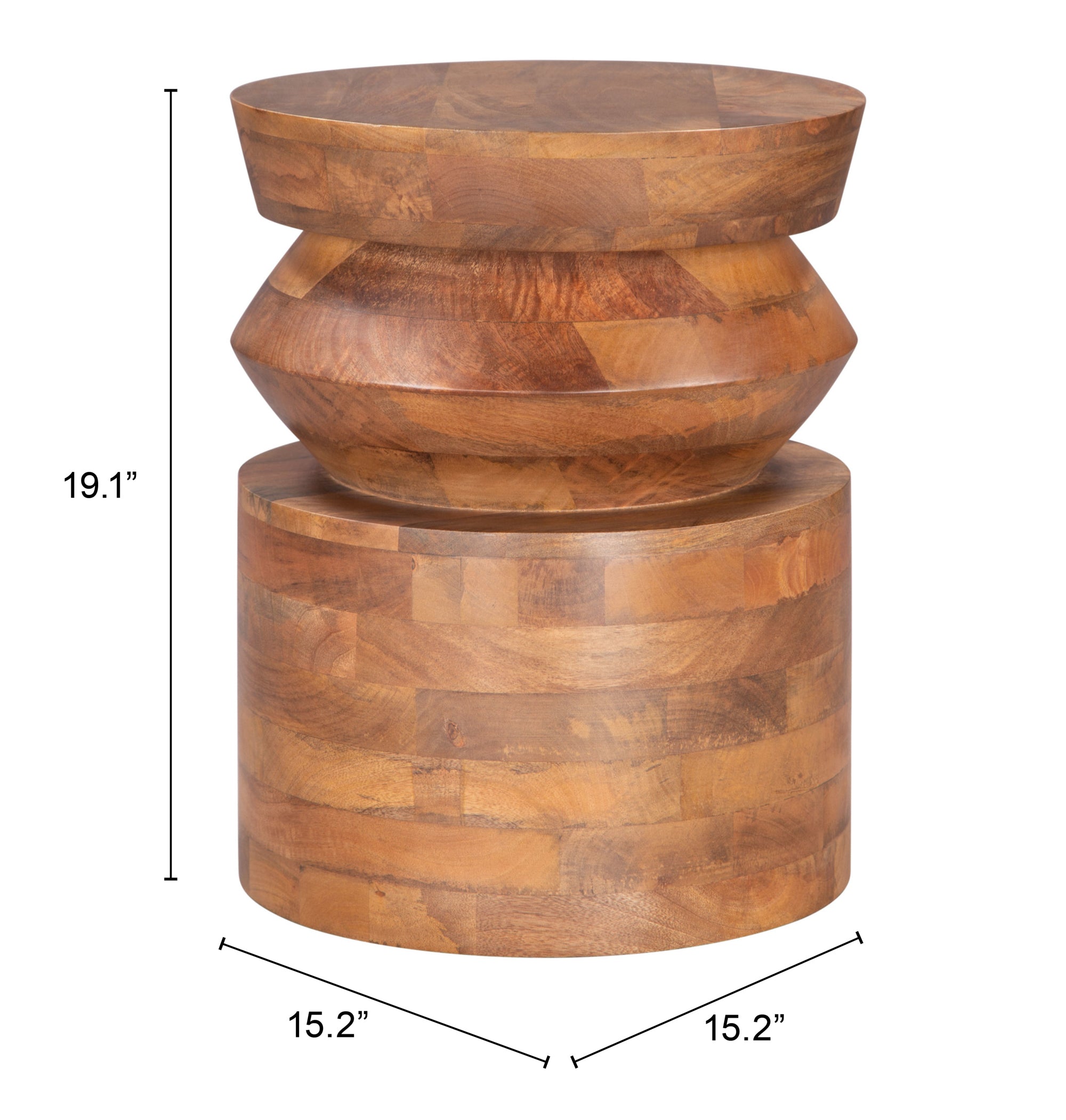 Kollam Side Table Walnut