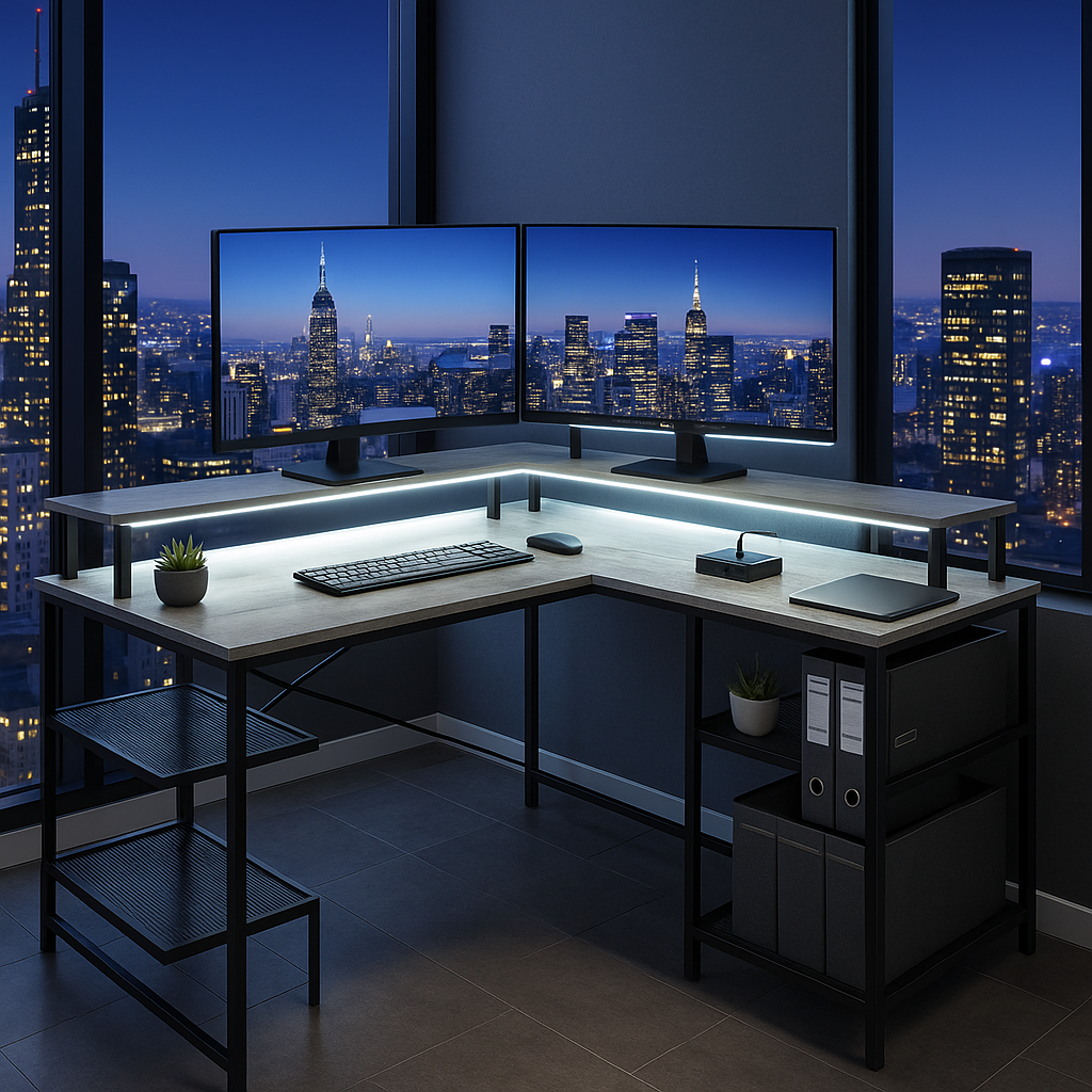 L-Shaped Gaming Workstation