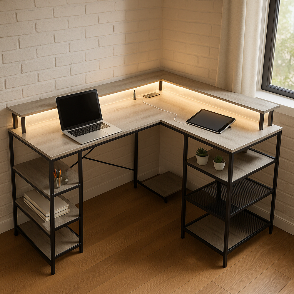 L-Shaped Gaming Workstation