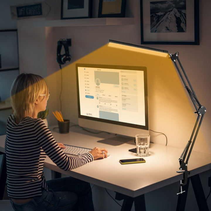 LED Clamp Desk Lamp