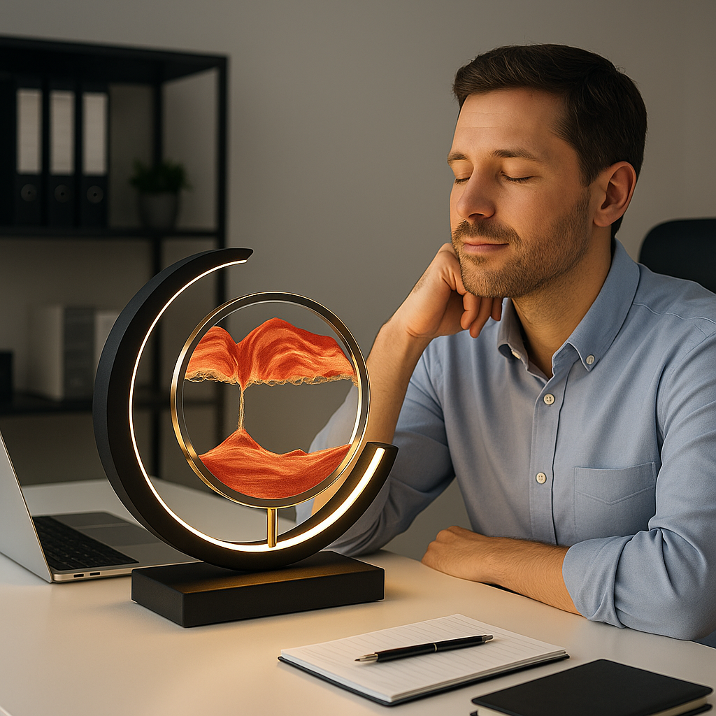LED Moving Sand Art Lamp