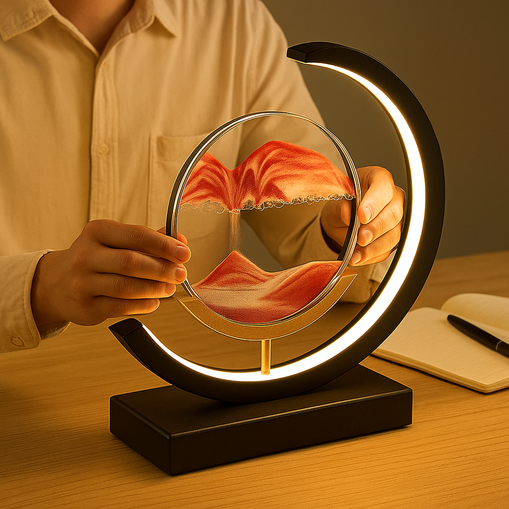 LED Moving Sand Art Lamp