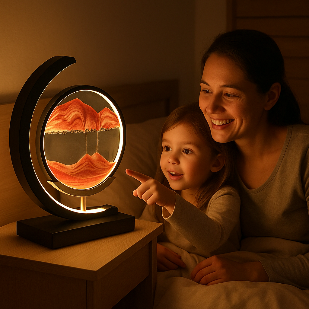 LED Moving Sand Art Lamp