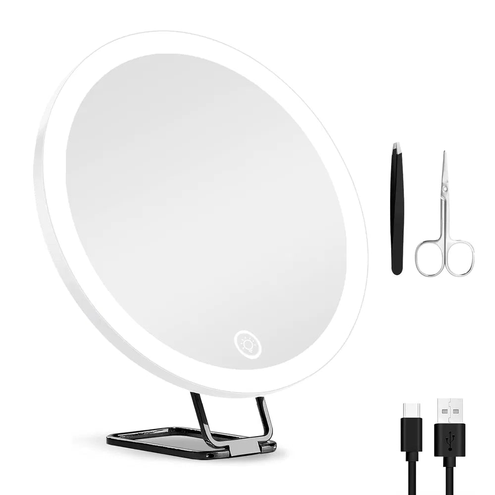 LED Rechargeable Magnifying Makeup Mirror
