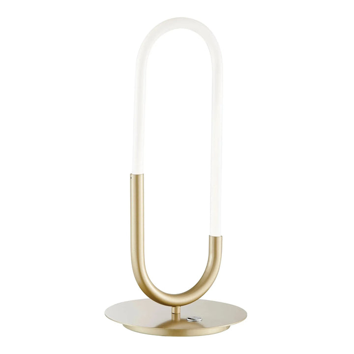 LED Single Clip Table Lamp Sandy Gold